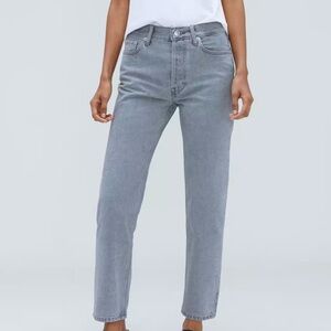 Everlane The Relaxed Straight Jean - Grey